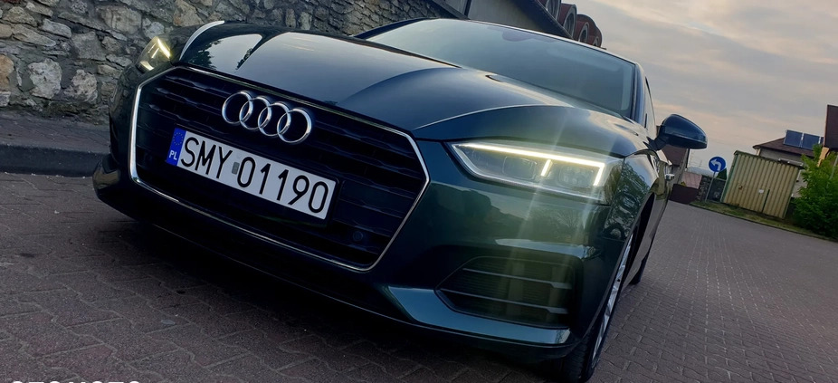 Audi A5 cena 95900 przebieg: 108300, rok produkcji 2019 z Myszków małe 407